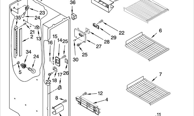 Kenmore Elite Refrigerator Diagram