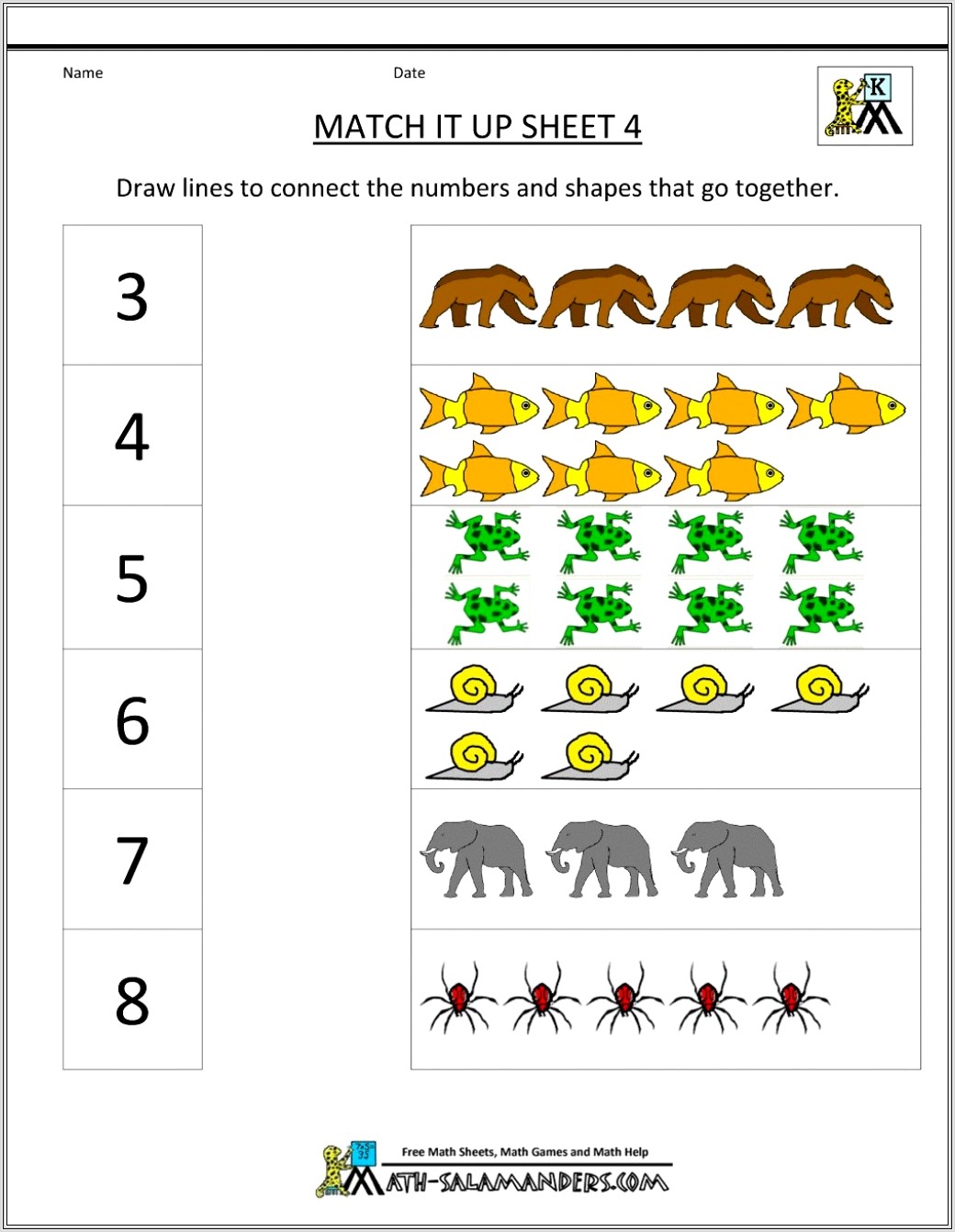 Kinder Math Worksheets Writing Numbers