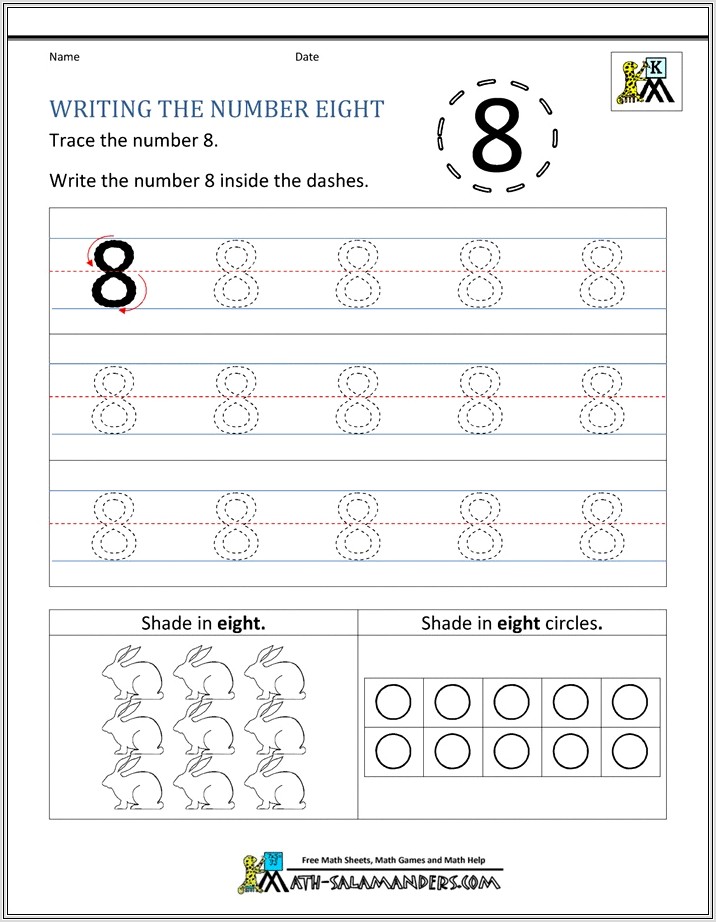Kindergarten Math Worksheets Number 14