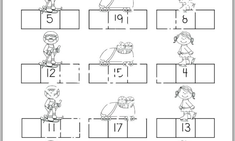 Kindergarten Math Worksheets Number Order