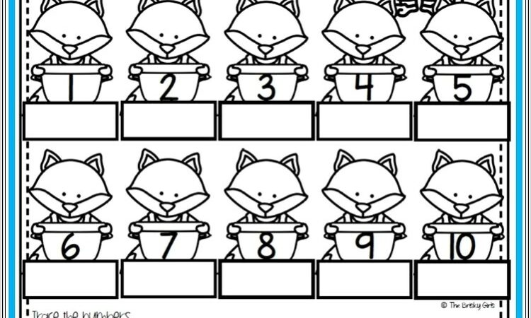 Kindergarten Math Worksheets Numbers 0 20