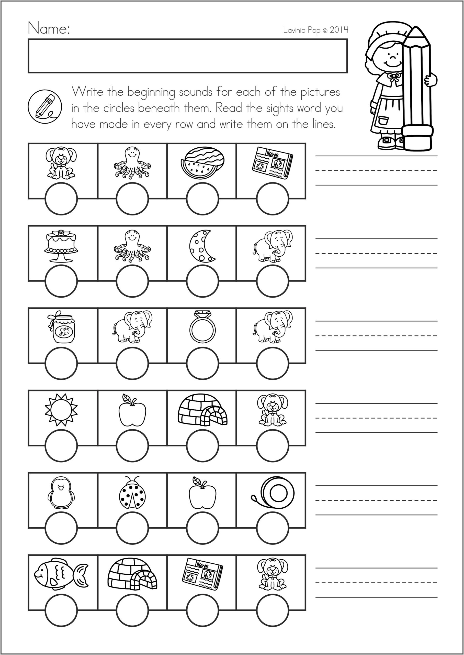 Kindergarten Worksheets And Activities