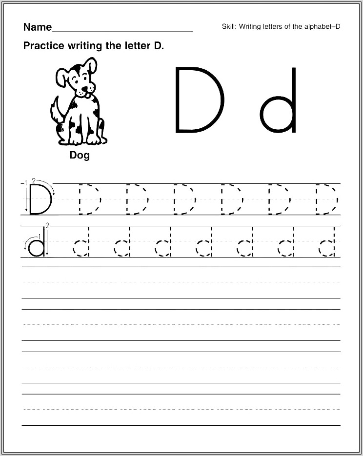 Kindergarten Worksheets Letter P