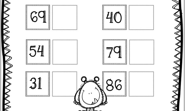 Kindergarten Worksheets Numbers Before And After