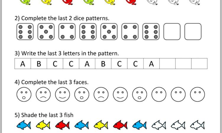 Level 5 Number Patterns Worksheet