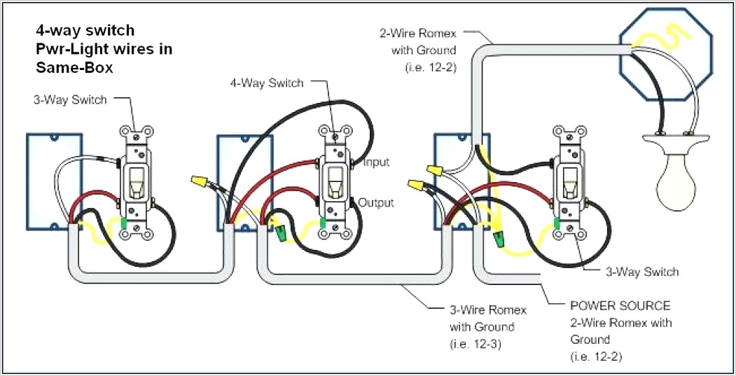 Leviton 3 Way Light Switch Wiring Diagram