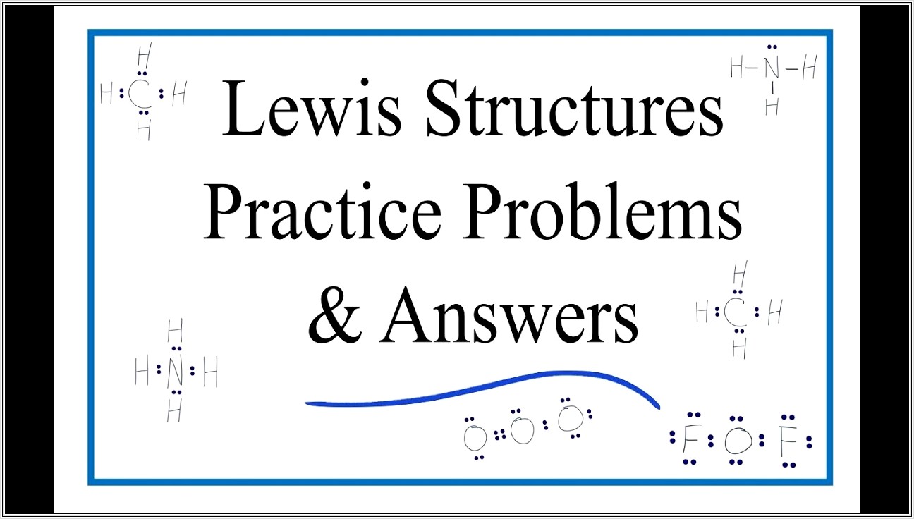 Lewis Dot Structure Periodic Table Worksheet
