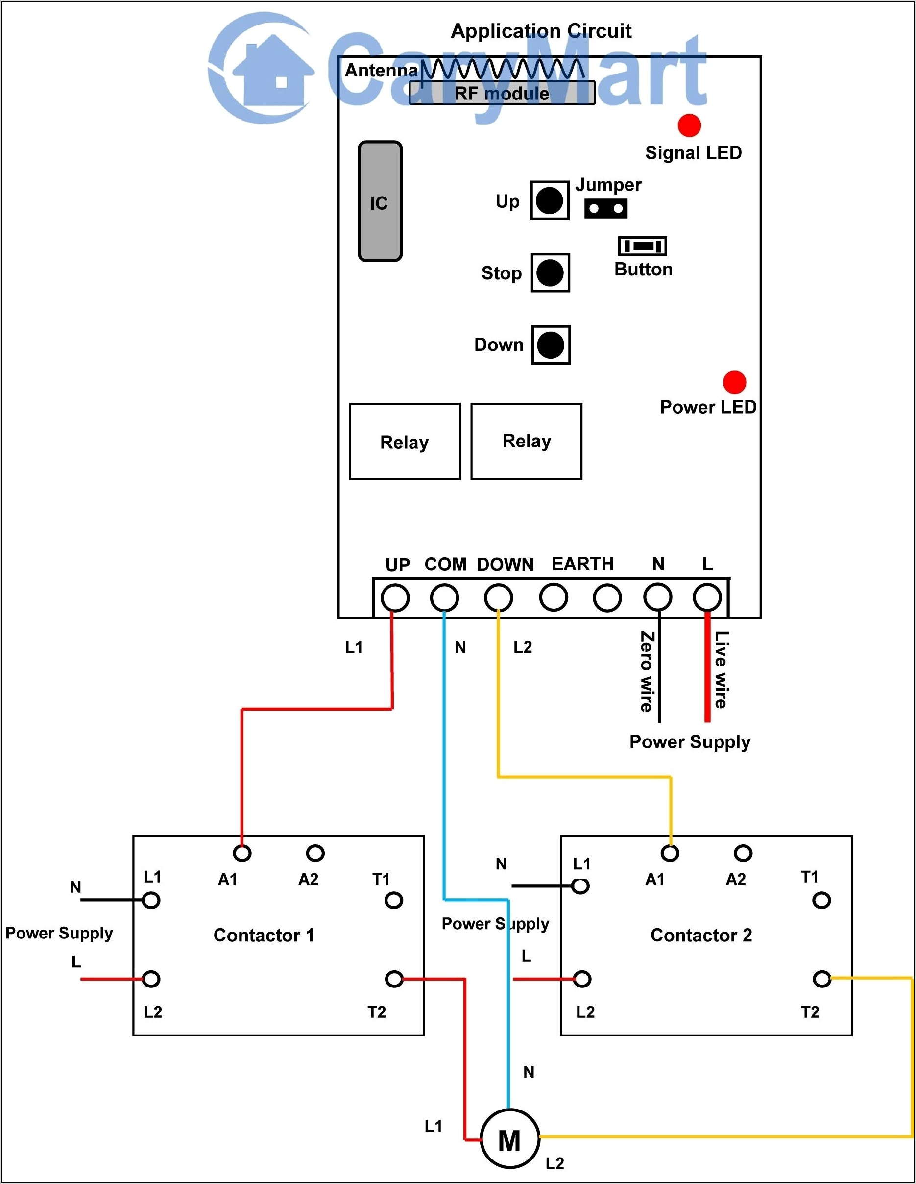 Lighting Contactor Wiring Diagram