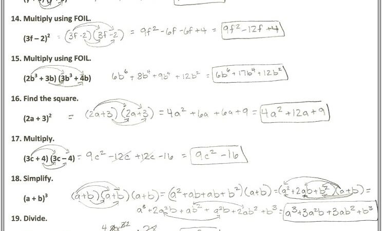 Long Multiplication Worksheet With Answers