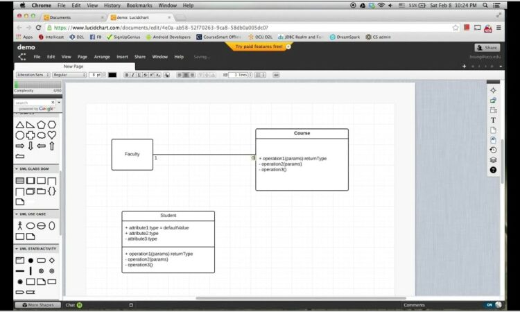 Lucidchart Class Diagram Youtube