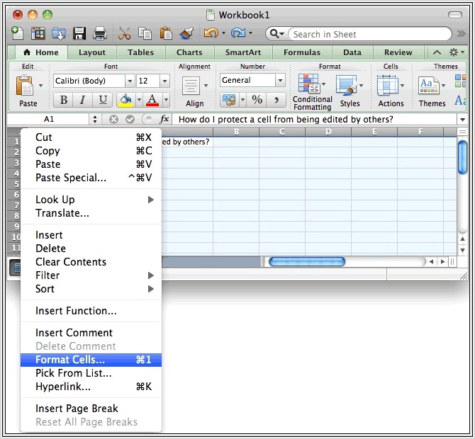 Macintosh Excel 2008 Worksheet Size