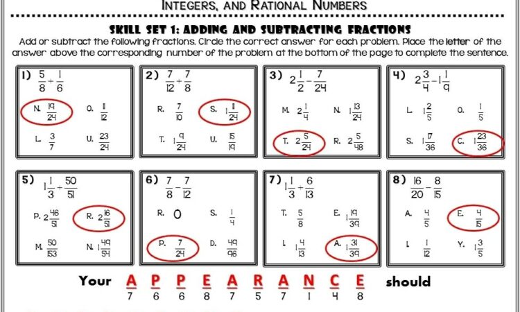 Maid To Order Order Of Operations Worksheet