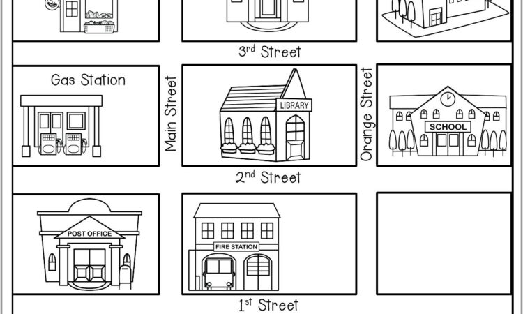 Map Reading Worksheet 4th Grade