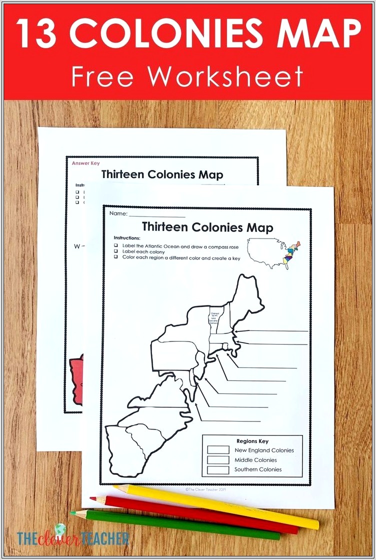 Map Worksheet 6th Grade