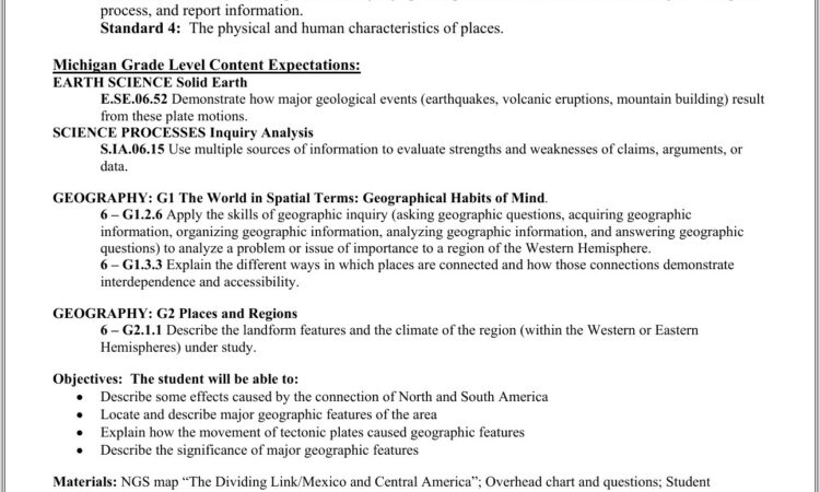 Map Worksheet Of Mexico