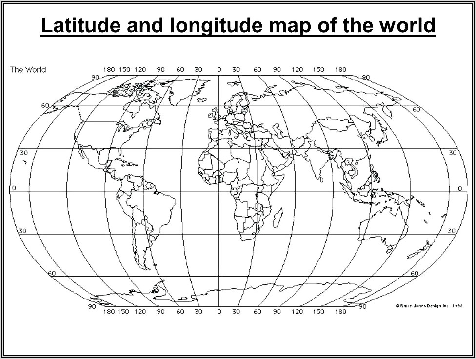 Map Worksheet With Latitude And Longitude