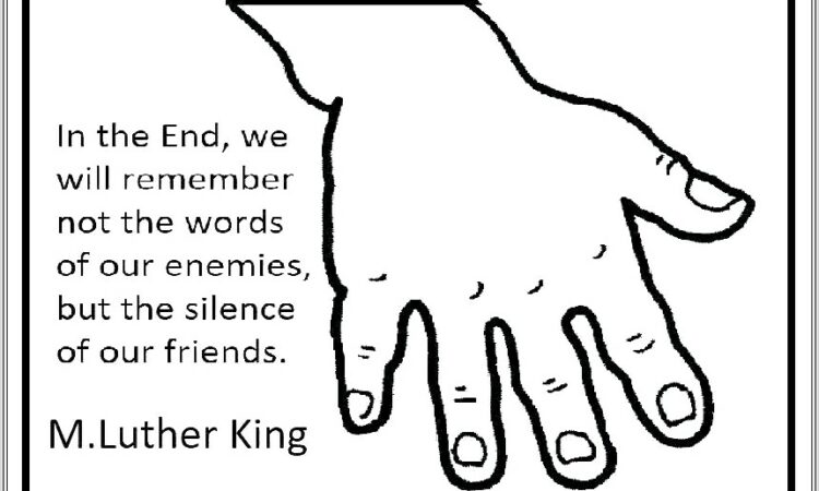 Martin Luther King Jr Kindergarten Printables Free