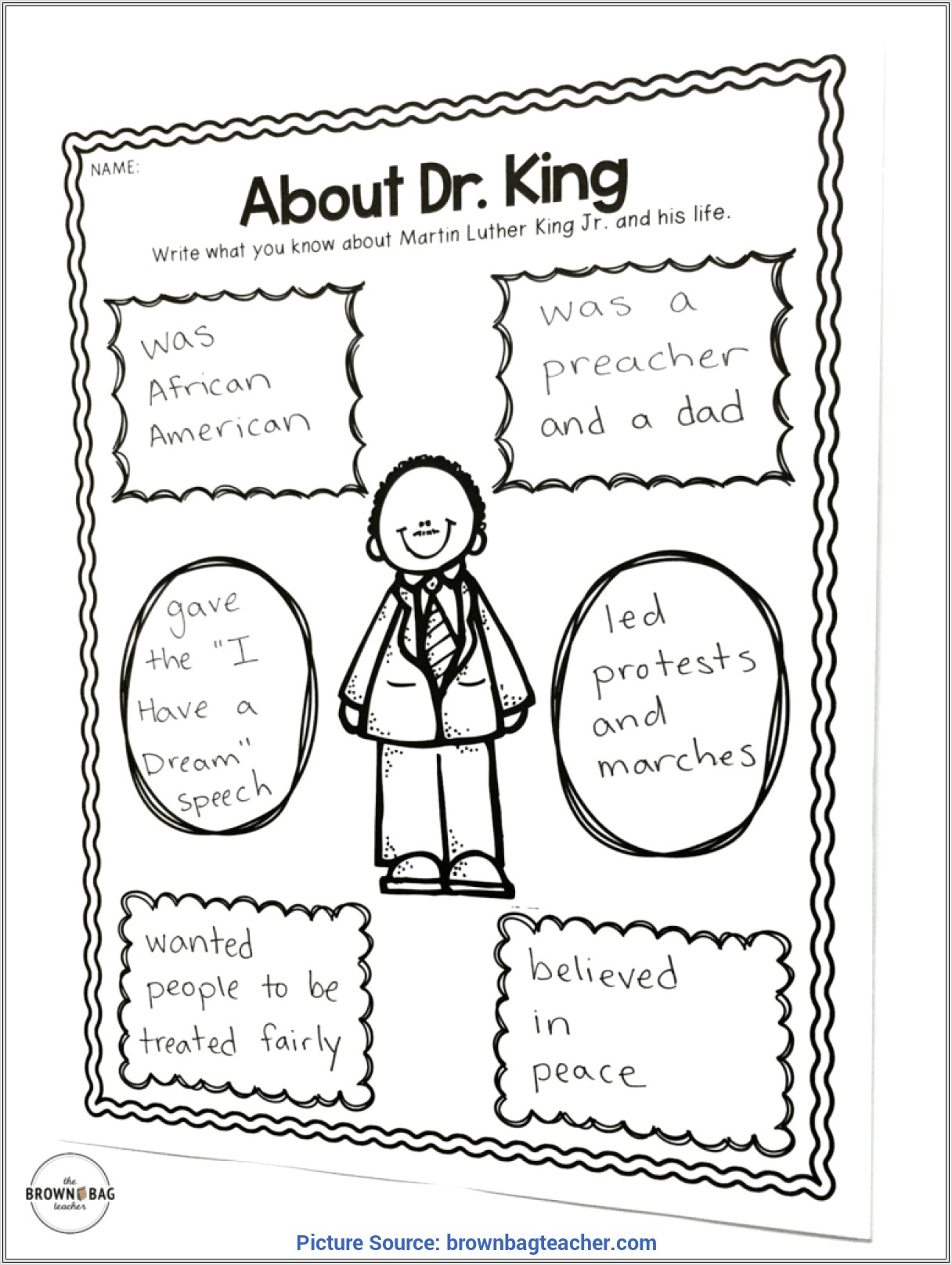 Martin Luther King Jr Lesson Objectives