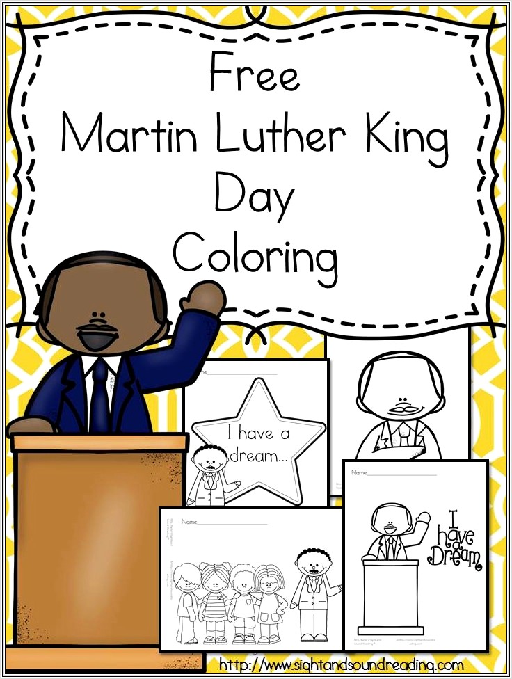 Martin Luther King Jr Worksheets Preschool