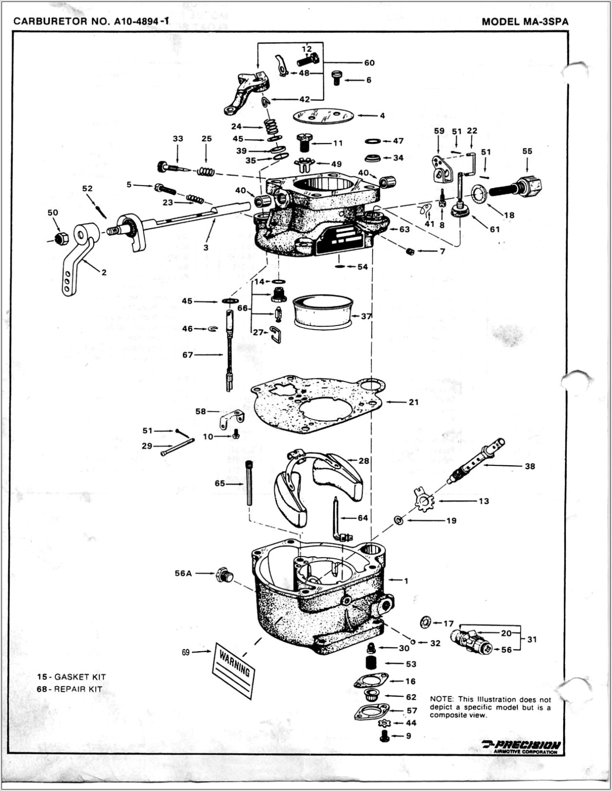 Marvel Schebler Carburetor Diagram