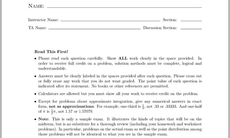 Math 1132q Worksheet U Substitution Answers