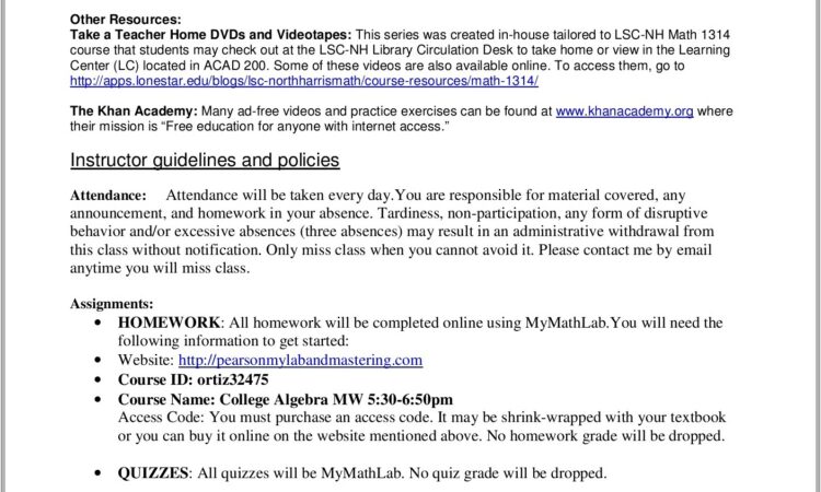 Math 1314 Inequalities Worksheet Answers