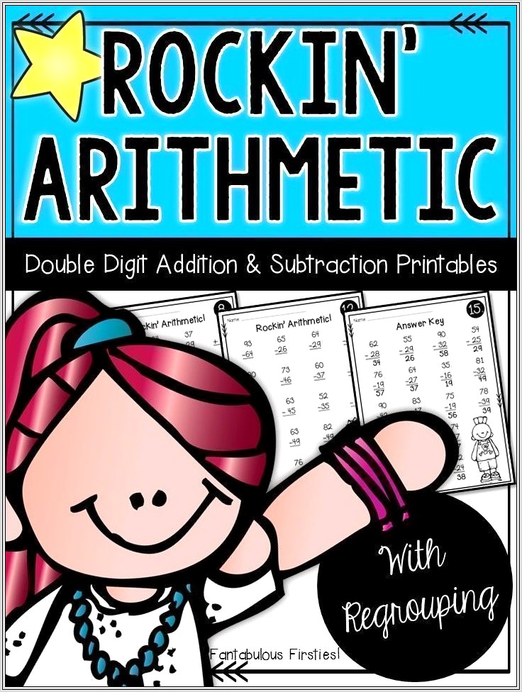 Math Addition And Subtraction Worksheets With Regrouping