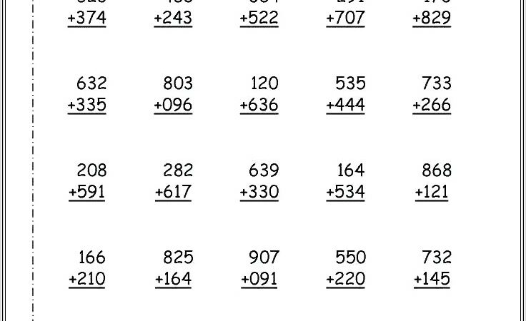 Math Addition Estimation Worksheets