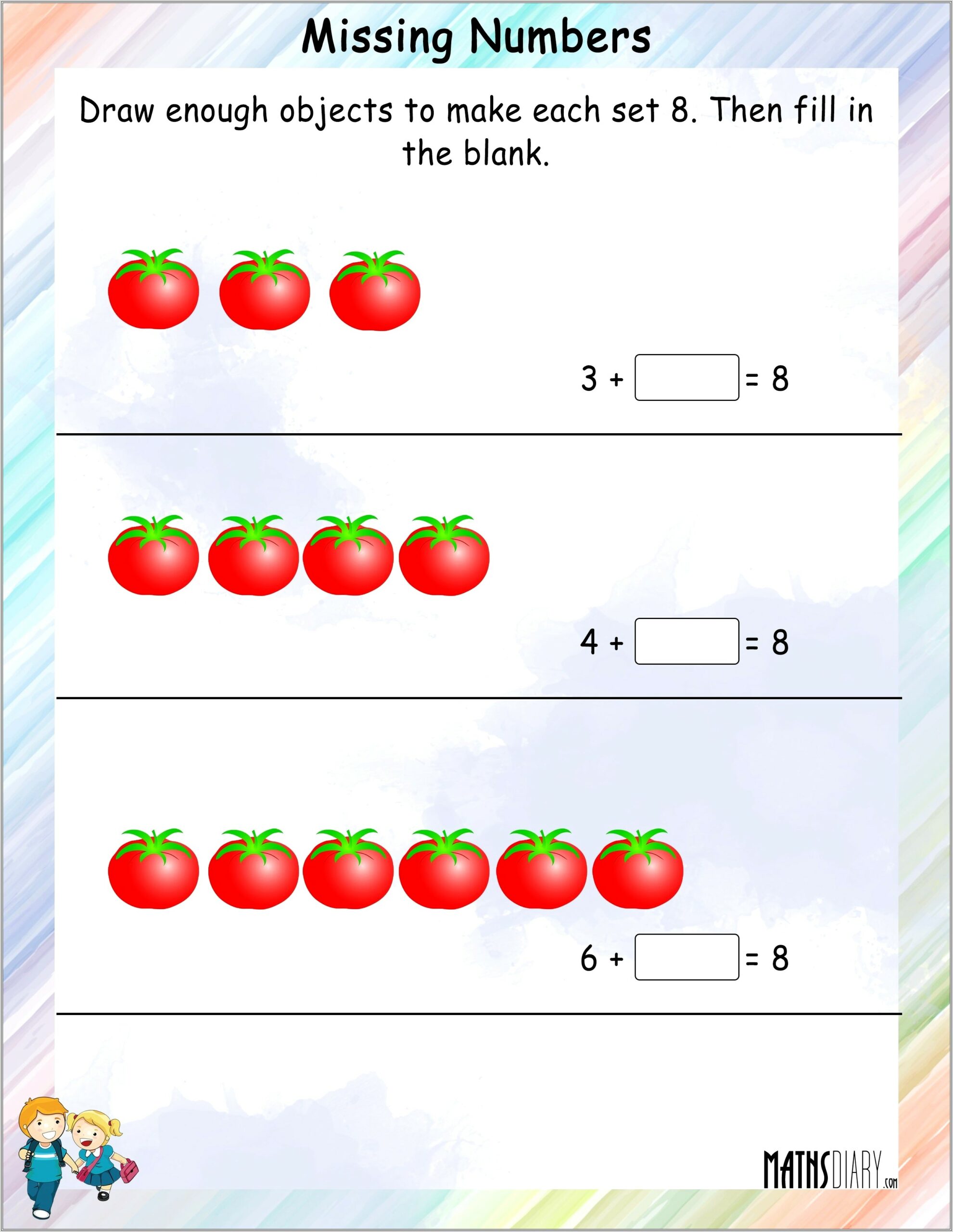 Math Addition Properties Worksheets