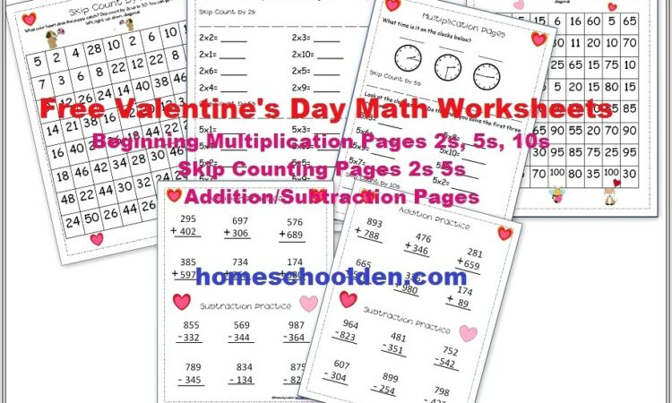 Math Addition Subtraction Multiplication Worksheets