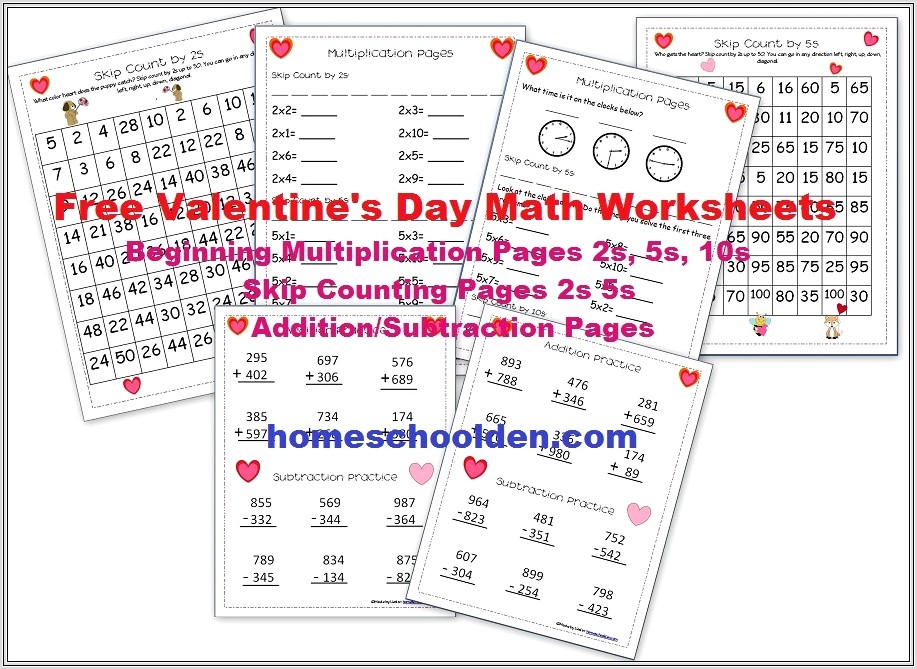 Math Addition Subtraction Multiplication Worksheets