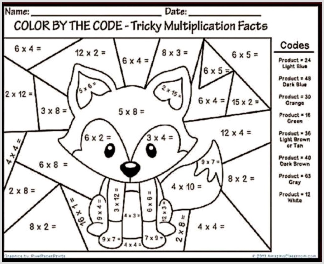 Math Addition Worksheets Coloring
