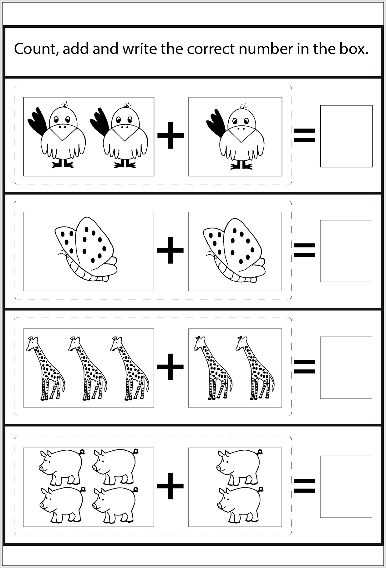Math Addition Worksheets To Print