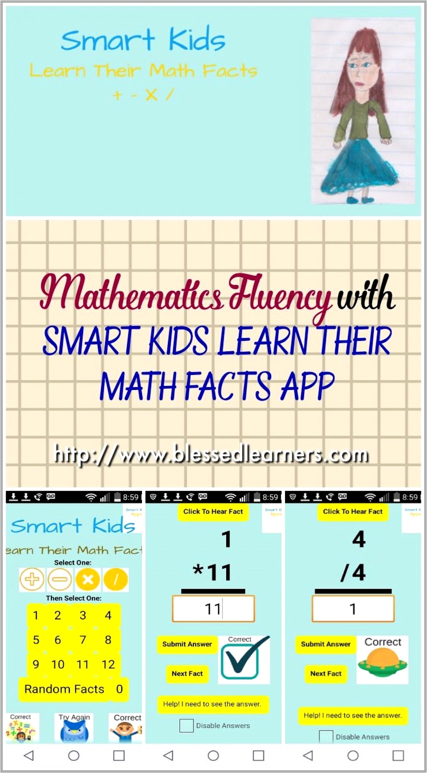 Math Facts Race Worksheets