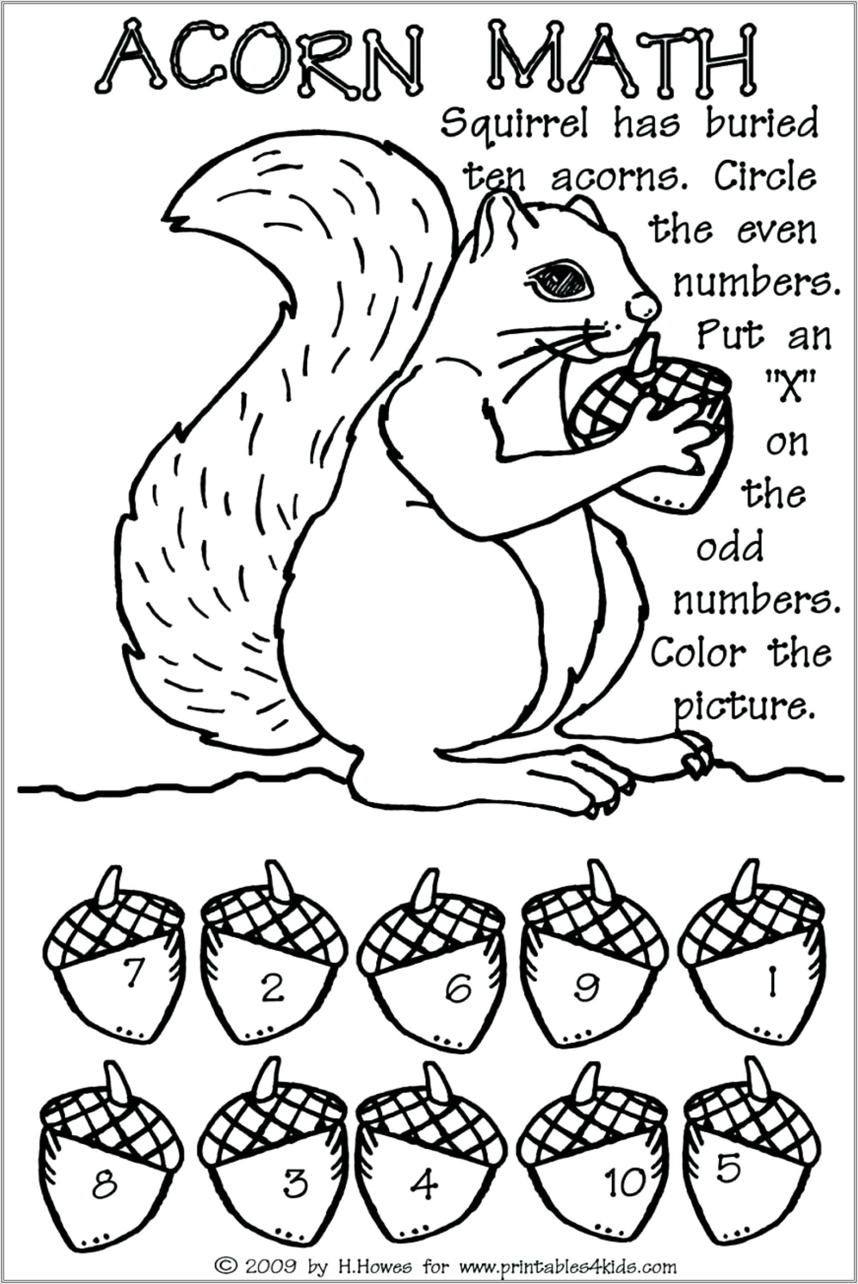 Math Facts Worksheets Coloring
