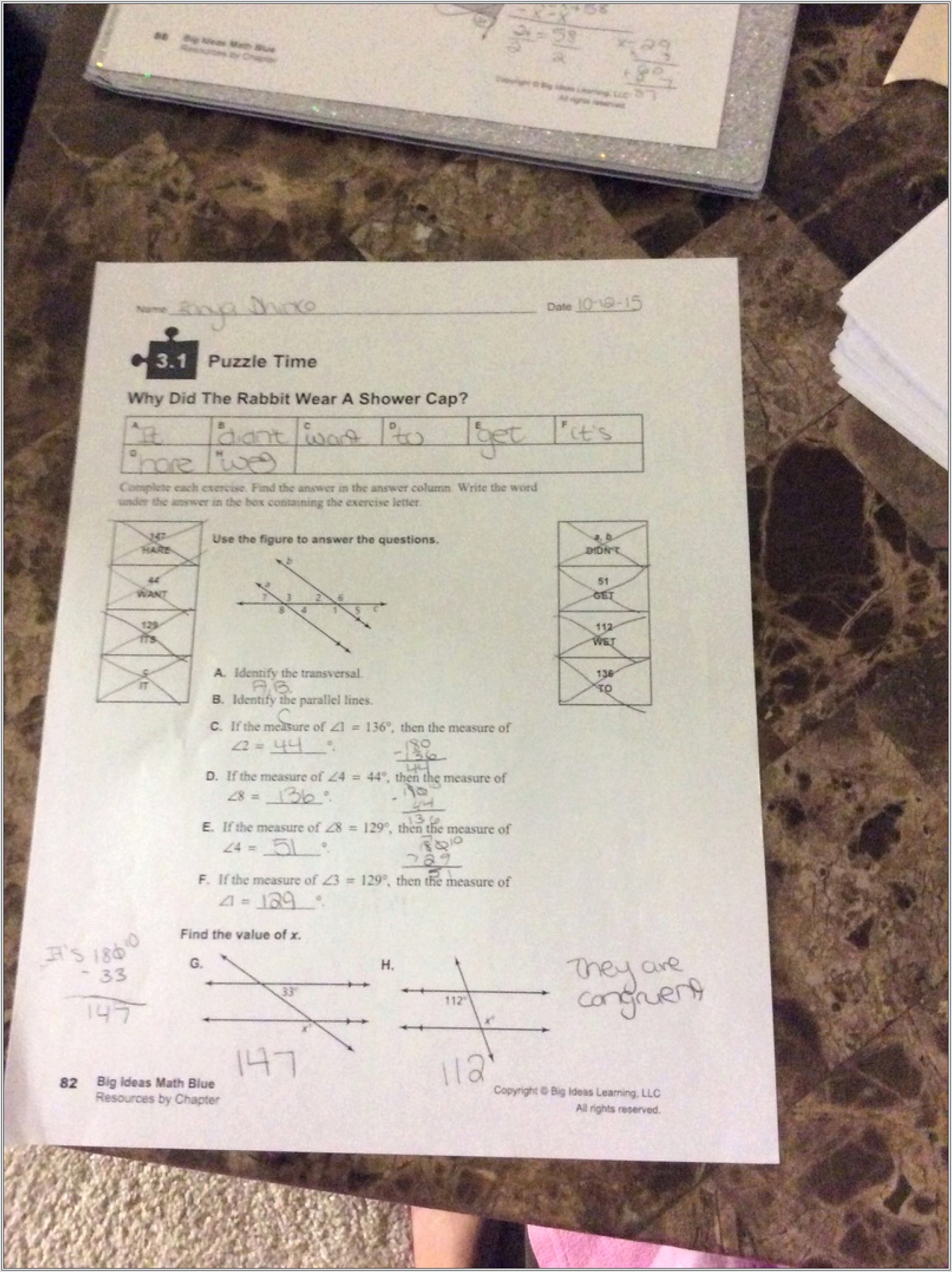 Math Joke Worksheet Did You Hear About