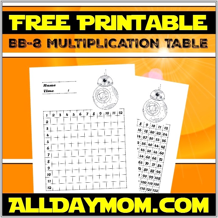 Math Multiplication Worksheet Printable