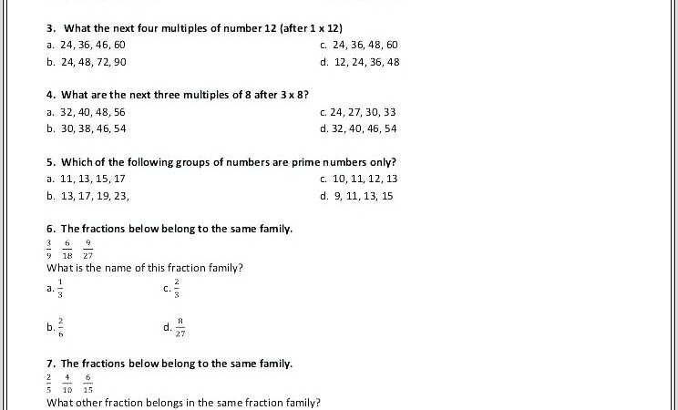 Math Operations Worksheet Generator