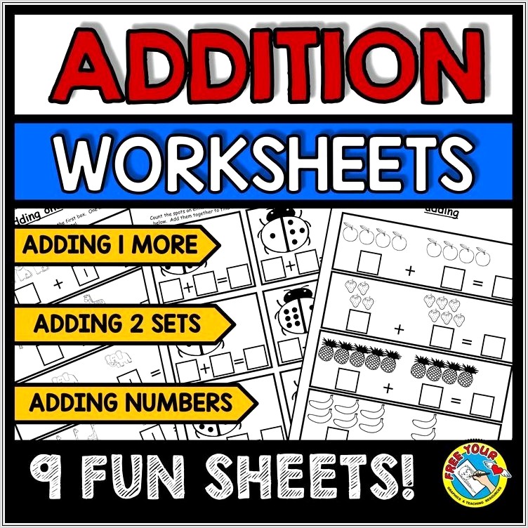 Math Picture Addition Worksheets Kindergarten