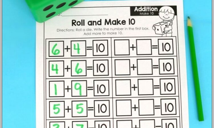 Math Printable Games Addition