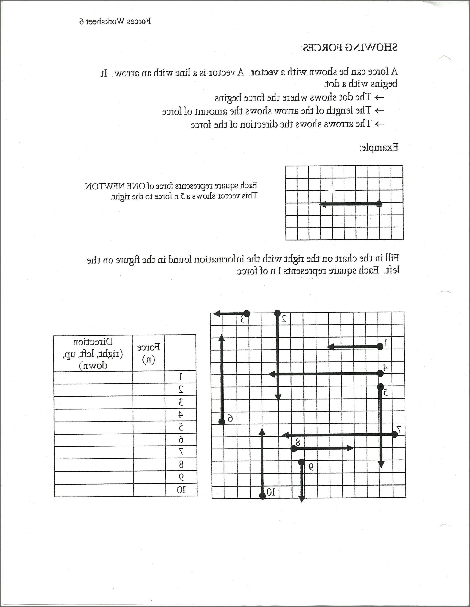 Math Vector Worksheet Pdf