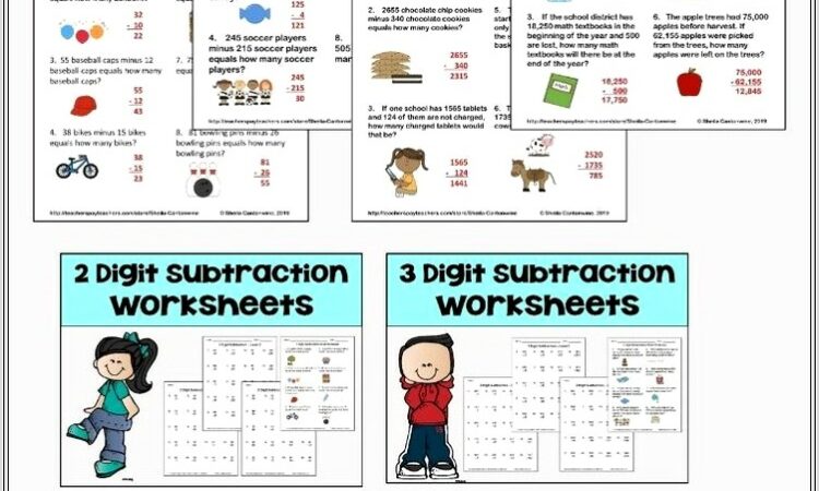 Math Word Problems Worksheet 7th Grade