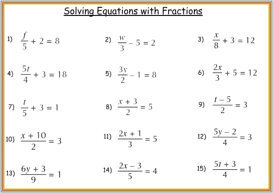 Math Word Problems Worksheets 10th Grade