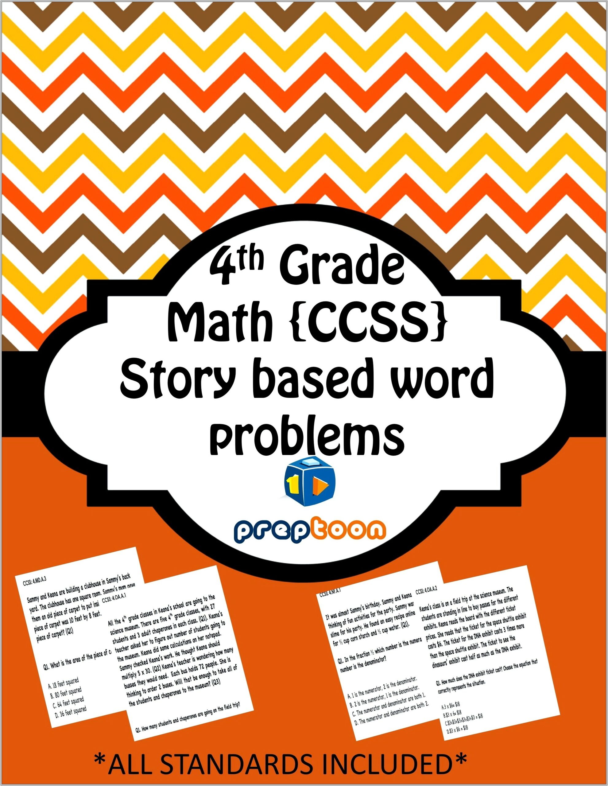 Math Word Problems Worksheets Common Core
