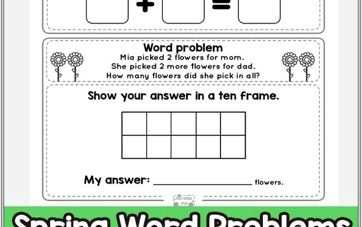 Math Word Problems Worksheets Grade 1