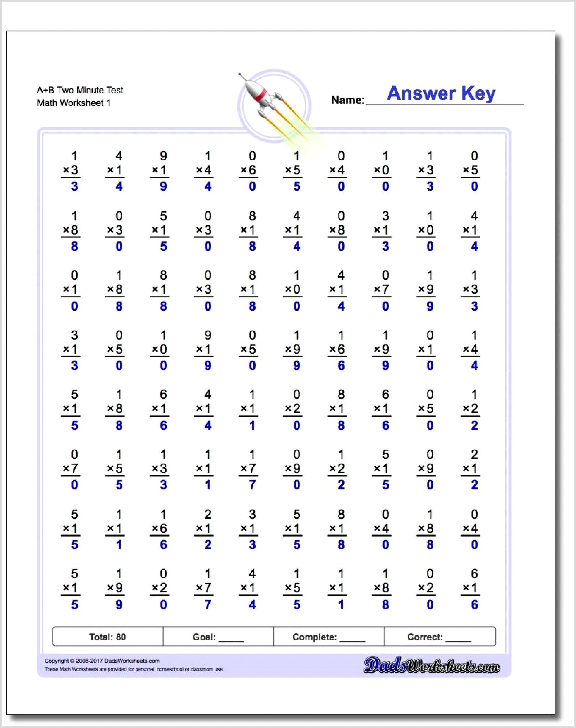 Math Worksheet 6th Grade Answer Keys Free