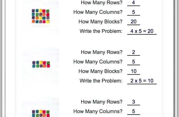 Math Worksheet For 4th Grade