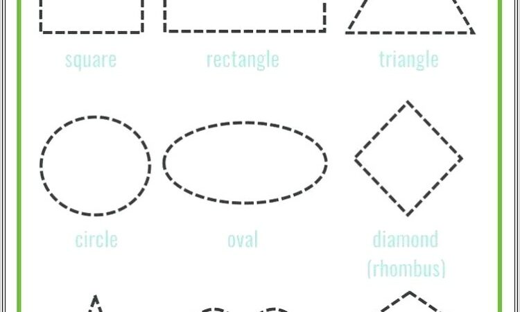 Math Worksheet For Grade 2 Shapes