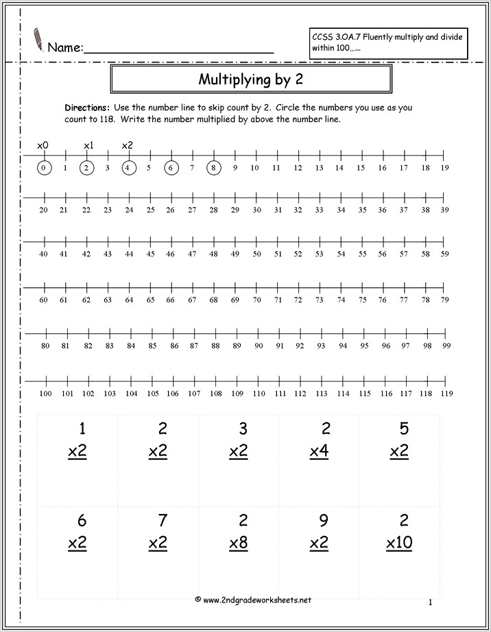 Math Worksheet Generator Grade 2