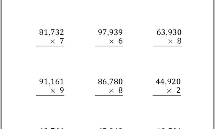 Math Worksheet Generator One Step Equations